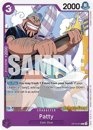 Patty (OP12-074) - Legacy of the Master Release Event Cards - Card Brawlers