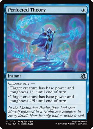 Perfected Theory (FRA-034) - Reality Fracture - Card Brawlers