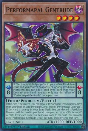 Performapal Gentrude (LAVD-ENO15) - Legendary Arc-V Decks 1st Edition - Card Brawlers