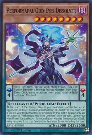 Performapal Odd-Eyes Dissolver (LAVD-ENO09) - Legendary Arc-V Decks 1st Edition - Card Brawlers