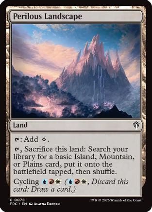 Perilous Landscape (FRC-078) - Commander: Reality Fracture - Card Brawlers