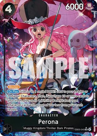 Perona (045) (Alternate Art) (EB03-045) - Extra Booster: One Piece Heroines Edition Foil - Card Brawlers