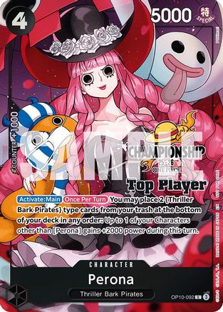 Perona (CS 25-26 Top Player Pack) (OP10-092) - One Piece Promotion Cards Foil - Card Brawlers