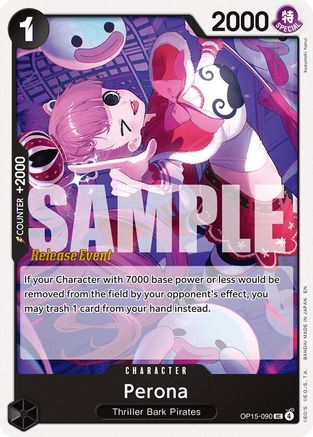 Perona (OP15-090) - Adventure on Kami's Island Release Event Cards - Card Brawlers