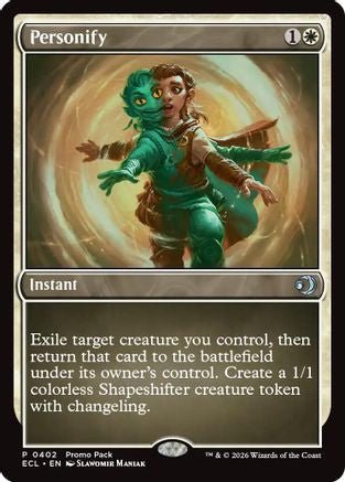 Personify (PPECL-402) - Promo Pack: Lorwyn Eclipsed Foil - Card Brawlers