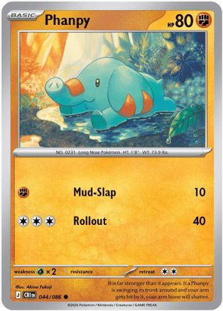 Phanpy (044/null) [ME04 Chaos Rising] - Card Brawlers