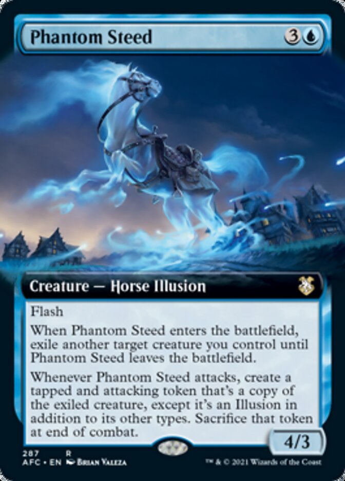 Phantom Steed (Extended Art) [Dungeons & Dragons: Adventures in the Forgotten Realms Commander] - Card Brawlers