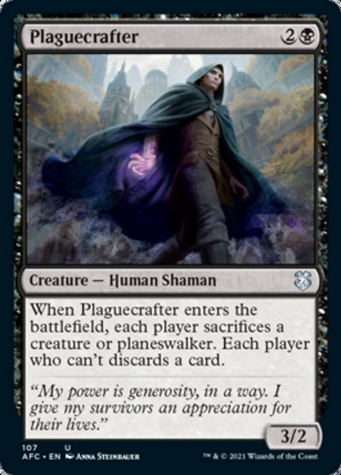 Plaguecrafter [Dungeons & Dragons: Adventures in the Forgotten Realms Commander] - Card Brawlers
