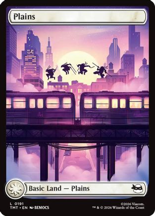 Plains (0191) (TMT-191) - Teenage Mutant Ninja Turtles - Card Brawlers