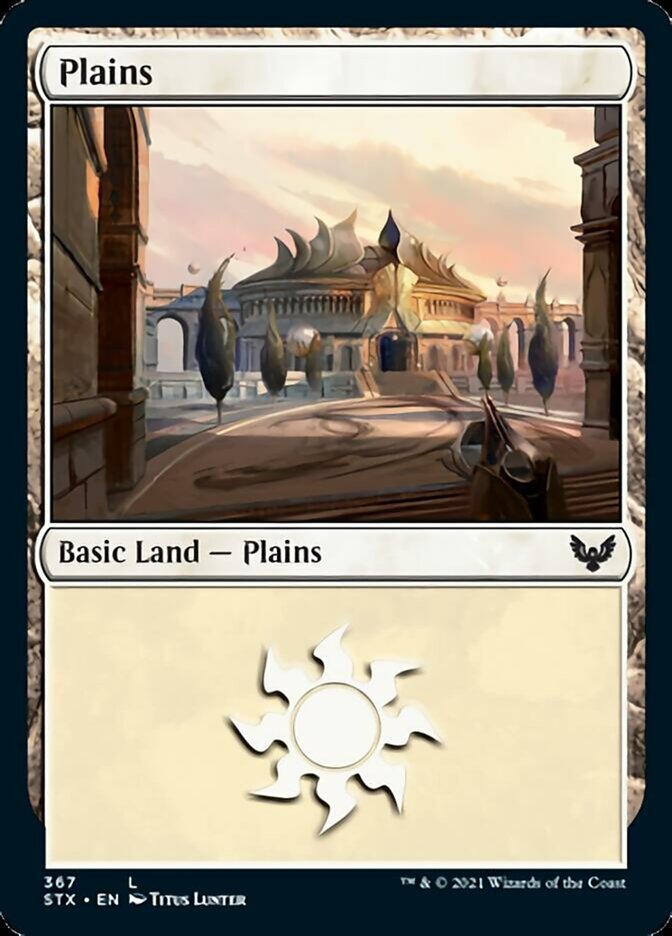 Plains (367) [Strixhaven: School of Mages] - Card Brawlers