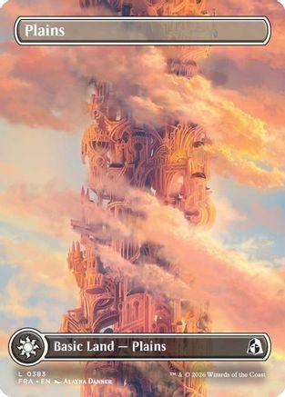 Plains (Borderless) (0383) (FRA-383) - Reality Fracture Foil - Card Brawlers