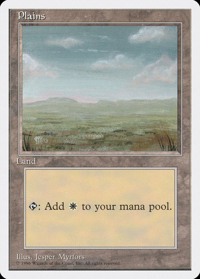 Plains (Signature on Bottom Left) [Introductory Two - Player Set] - Card Brawlers