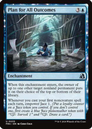 Plan for All Outcomes (FRA-035) - Reality Fracture Foil - Card Brawlers