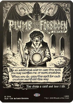 Plumb the Forbidden (SLD-7114) - Secret Lair Drop Series Foil - Card Brawlers