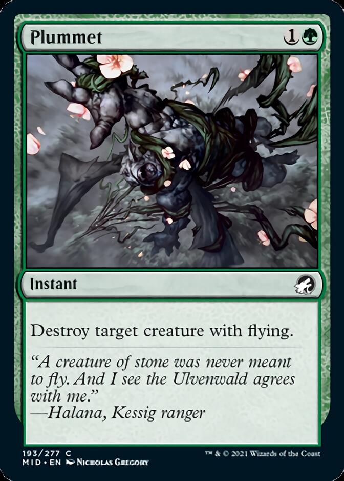 Plummet [Innistrad: Midnight Hunt] - Card Brawlers