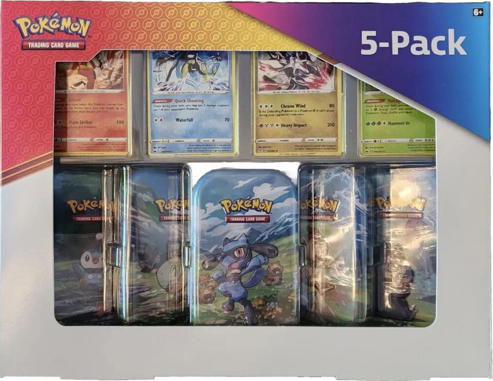 Pokemon TCG - Sinnoh Stars Mini Tins 5-Pack - Card Brawlers