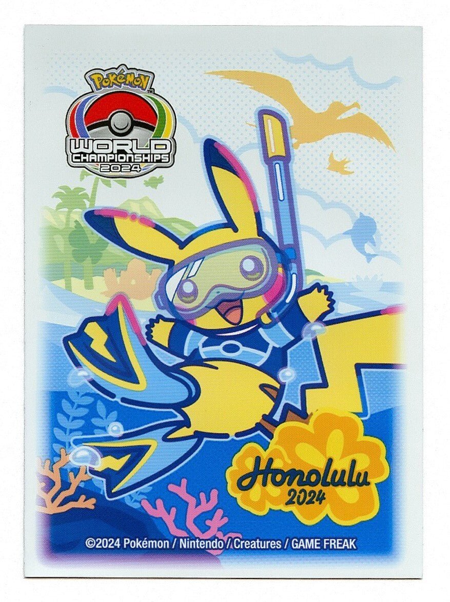 Pokemon TCG - Sleeves - Pikachu worlds 2024 Honolulu - 65ct - Card Brawlers
