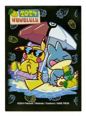 Pokemon TCG - Sleeves - Pikachu Worlds 2024 Munchlax - 65ct - Card Brawlers