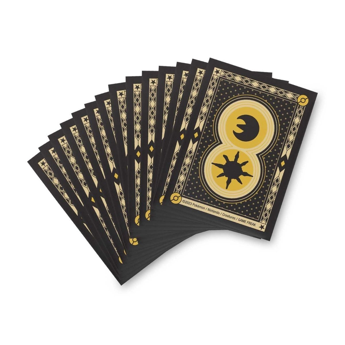 Pokemon TCG - Sleeves - Pokemon Center Exclusive - Lunatone & Solrock - 65ct - Card Brawlers