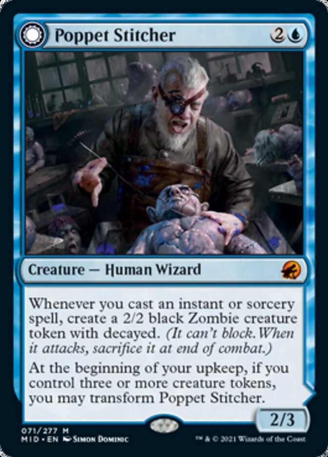 Poppet Stitcher // Poppet Factory [Innistrad: Midnight Hunt] - Card Brawlers