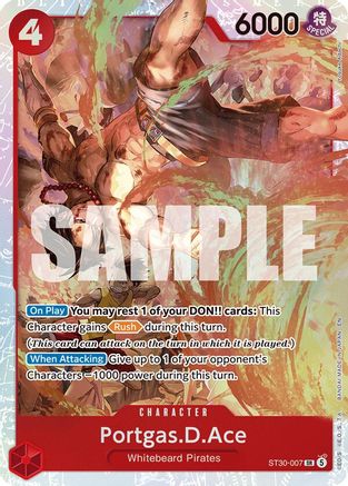 Portgas.D.Ace (007) (ST30-007) - Starter Deck EX: Luffy & Ace Foil - Card Brawlers