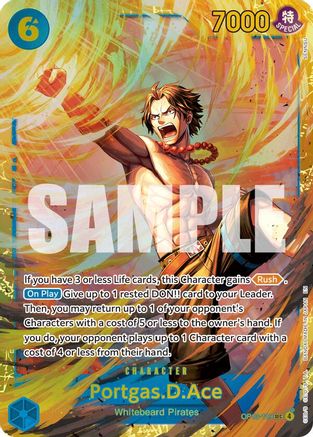 Portgas.D.Ace (119) (OP13-119) - Carrying On His Will Foil - Card Brawlers