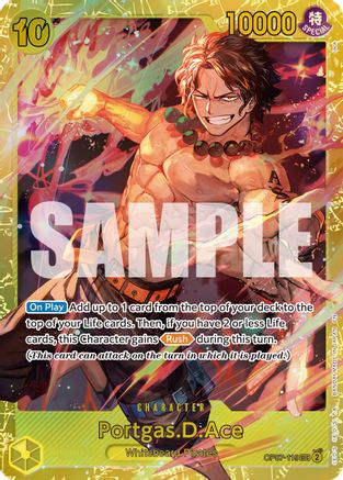 Portgas.D.Ace - OP07-119 (Reprint) (OP07-119) - Premium Booster -The Best- Vol. 2 Foil - Card Brawlers