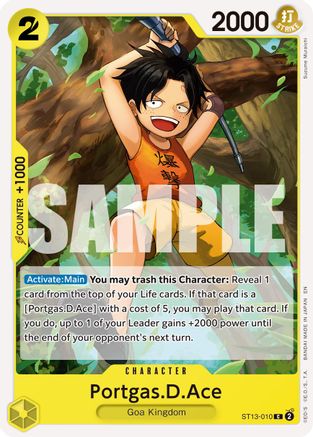 Portgas.D.Ace - ST13-010 (Reprint) (ST13-010) - Premium Booster -The Best- Vol. 2 - Card Brawlers