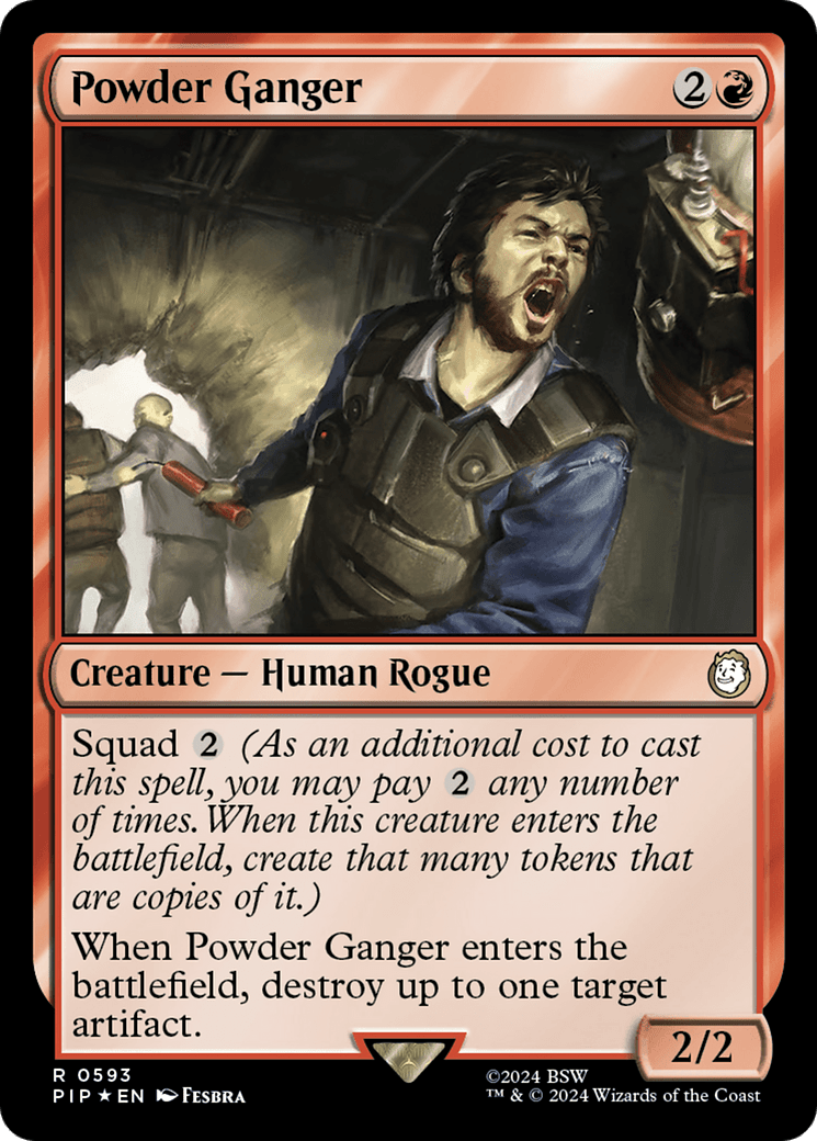 Powder Ganger (Surge Foil) [Fallout] - Card Brawlers