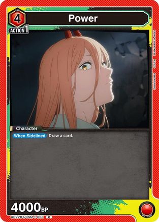 Power (058) (UE22BT/CSM-1-058) - UE22BT CHAINSAW MAN - Card Brawlers