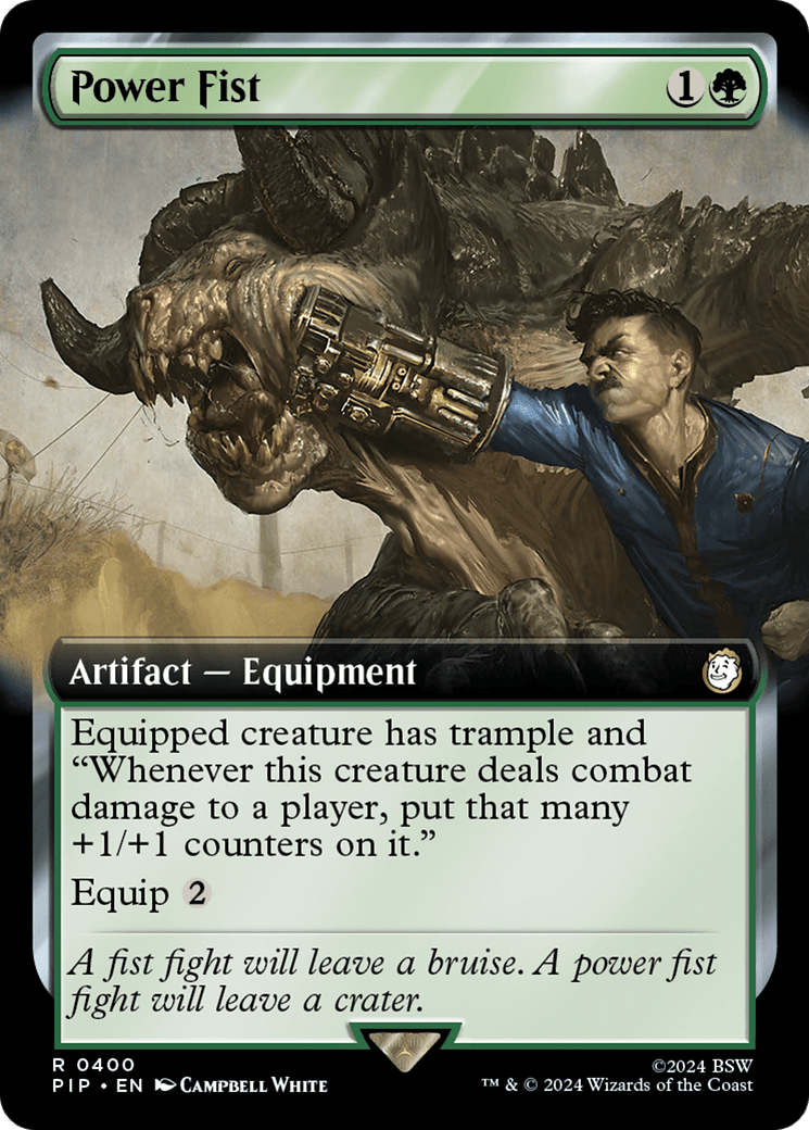 Power Fist (Extended Art) [Fallout] - Card Brawlers
