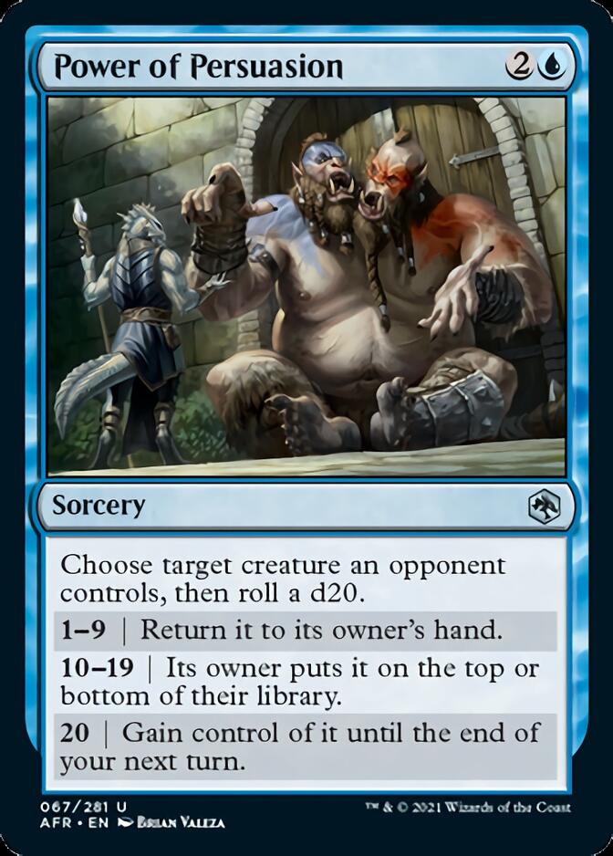 Power of Persuasion [Dungeons & Dragons: Adventures in the Forgotten Realms] - Card Brawlers