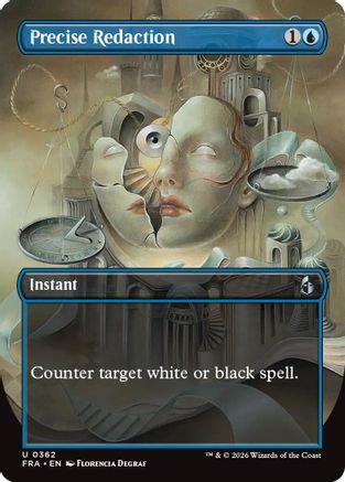 Precise Redaction (Borderless) (FRA-362) - Reality Fracture - Card Brawlers