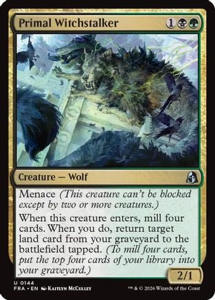 Primal Witchstalker (FRA-144) - Reality Fracture - Card Brawlers