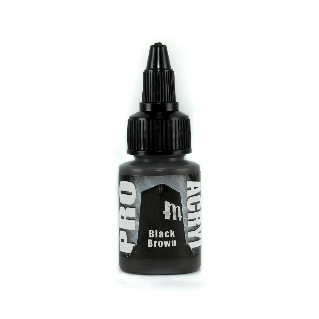 PRO Acryl - Paint - MPA-040 - Black Brown - Card Brawlers
