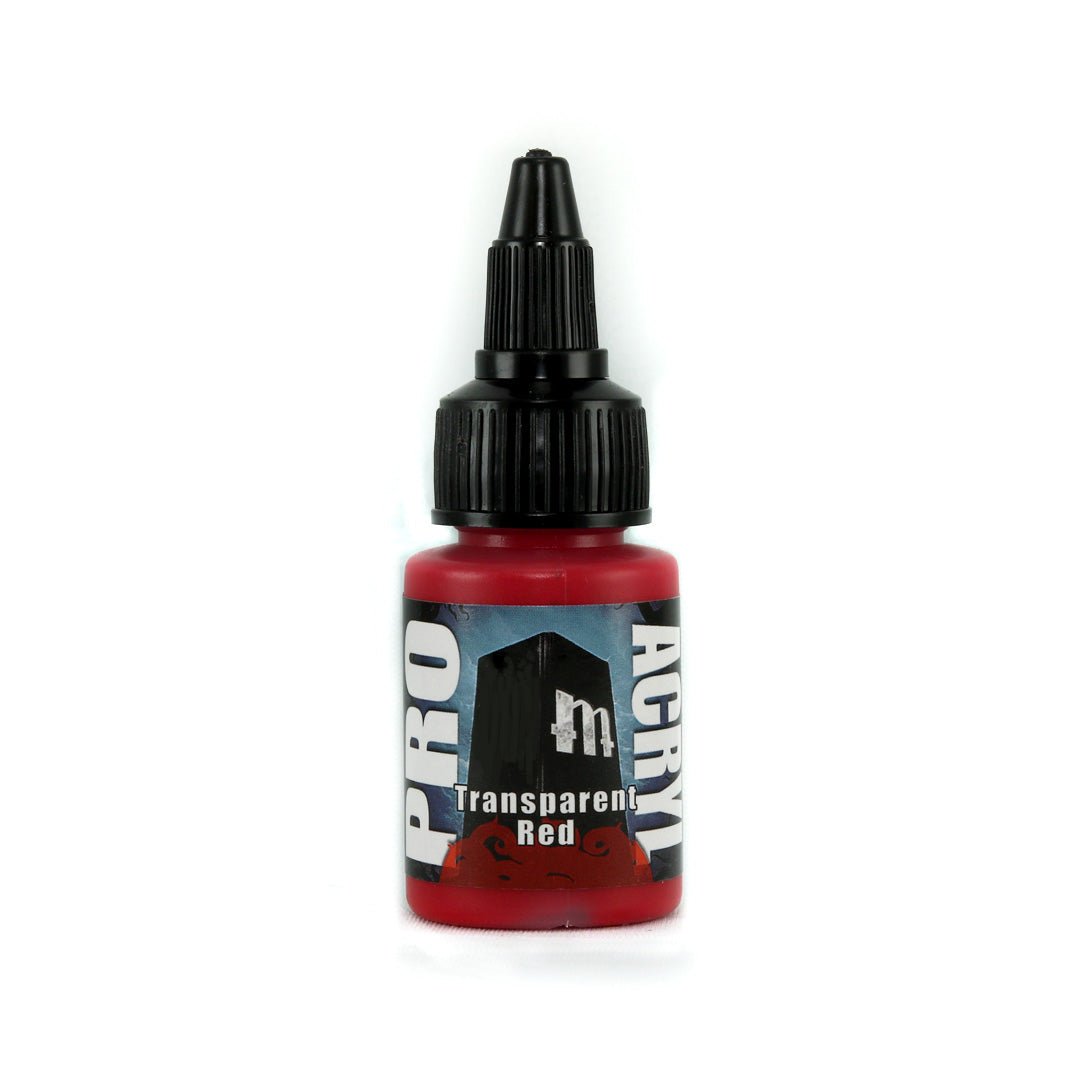 PRO Acryl - Paint - MPA-047 - Transparent Red - Card Brawlers