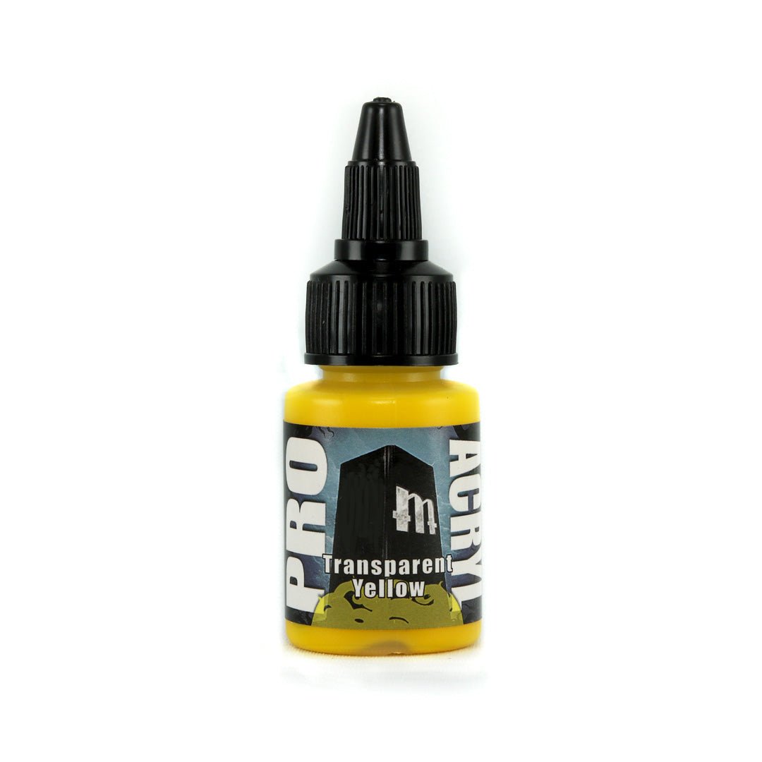 PRO Acryl - Paint - MPA-049 - Transparent Yellow - Card Brawlers