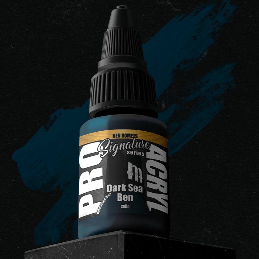 PRO Acryl - Paint - S13 - Ben Komets - Dark Sea Ben - Card Brawlers