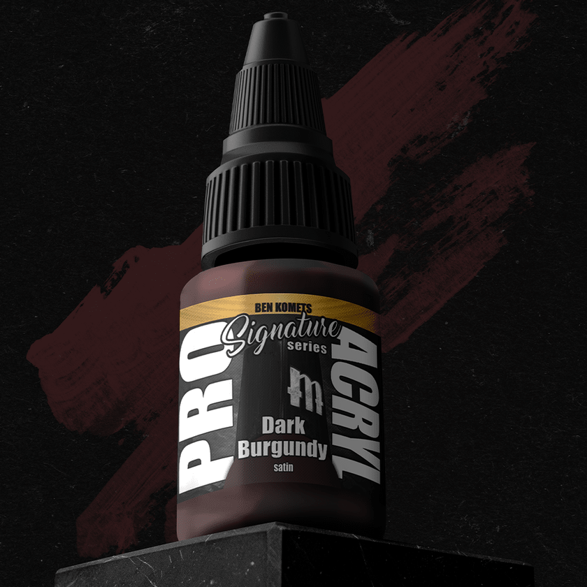 PRO Acryl - Paint - S15 - Ben Komets - Dark Burgundy - Card Brawlers