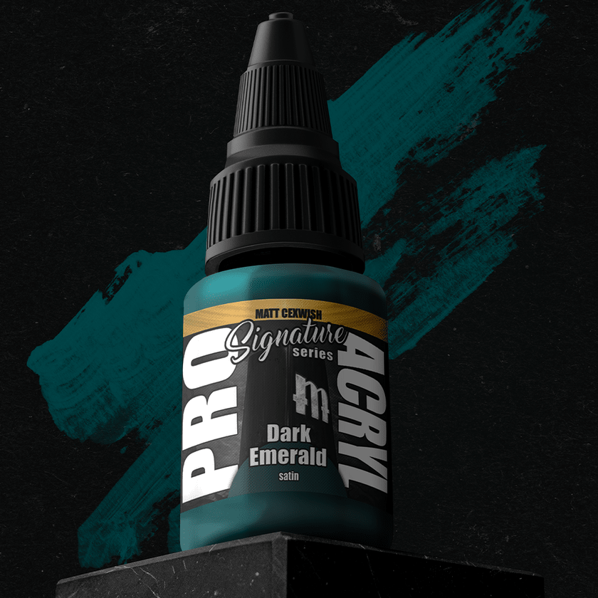 PRO Acryl - Paint - S20 - Matt Cexwish - Dark Emerald - Card Brawlers