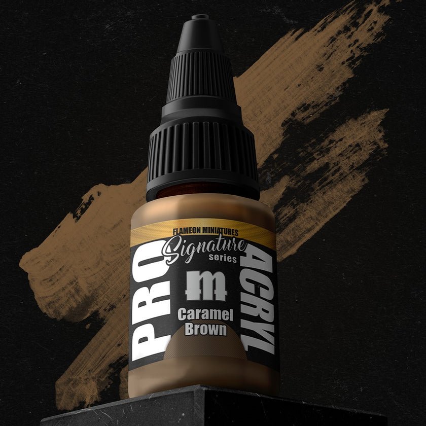 PRO Acryl - Paint - S28 - Flameon - Caramel Brown - Card Brawlers
