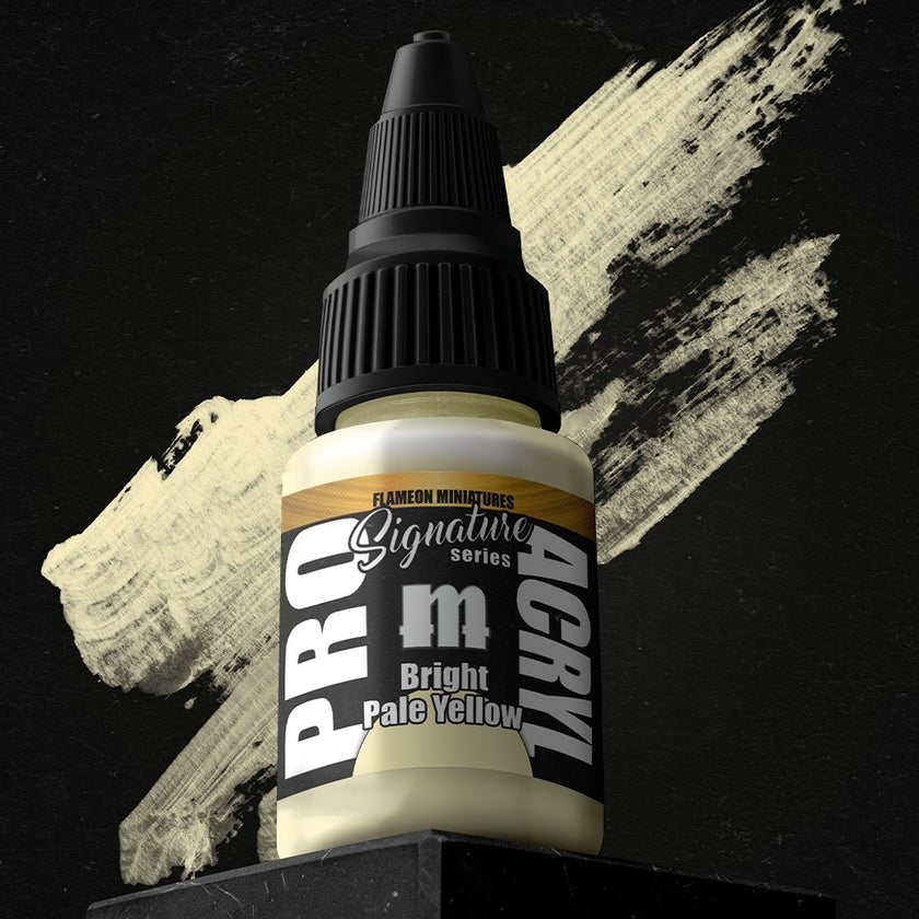 PRO Acryl - Paint - S30 - Flameon - Bright Pale Yellow - Card Brawlers