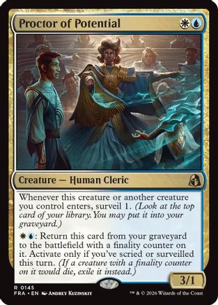 Proctor of Potential (FRA-145) - Reality Fracture Foil - Card Brawlers