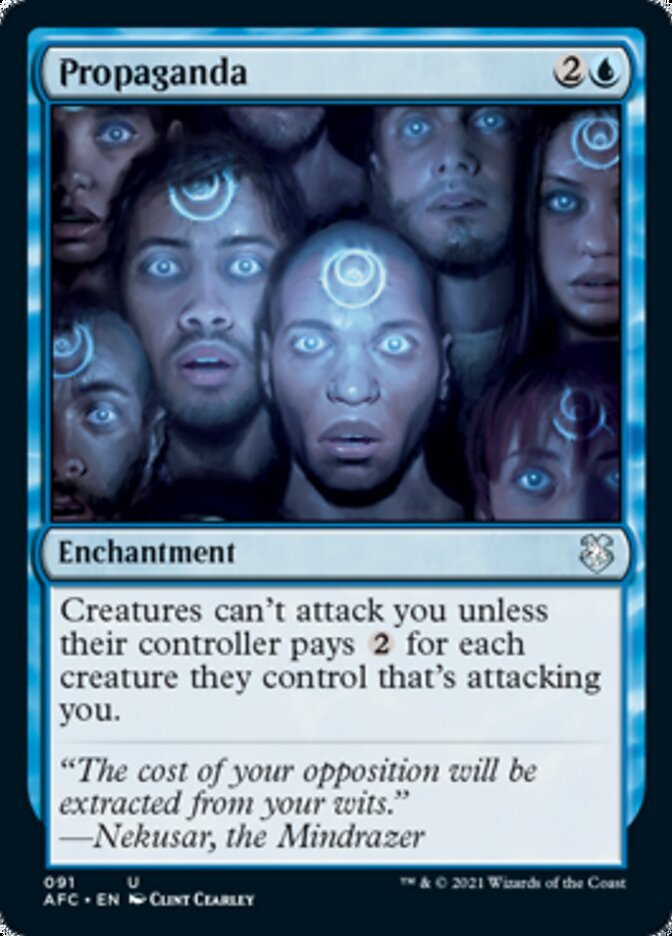 Propaganda [Dungeons & Dragons: Adventures in the Forgotten Realms Commander] - Card Brawlers