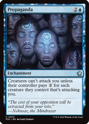 Propaganda (FDC-072) - Commander: Foundations - Card Brawlers