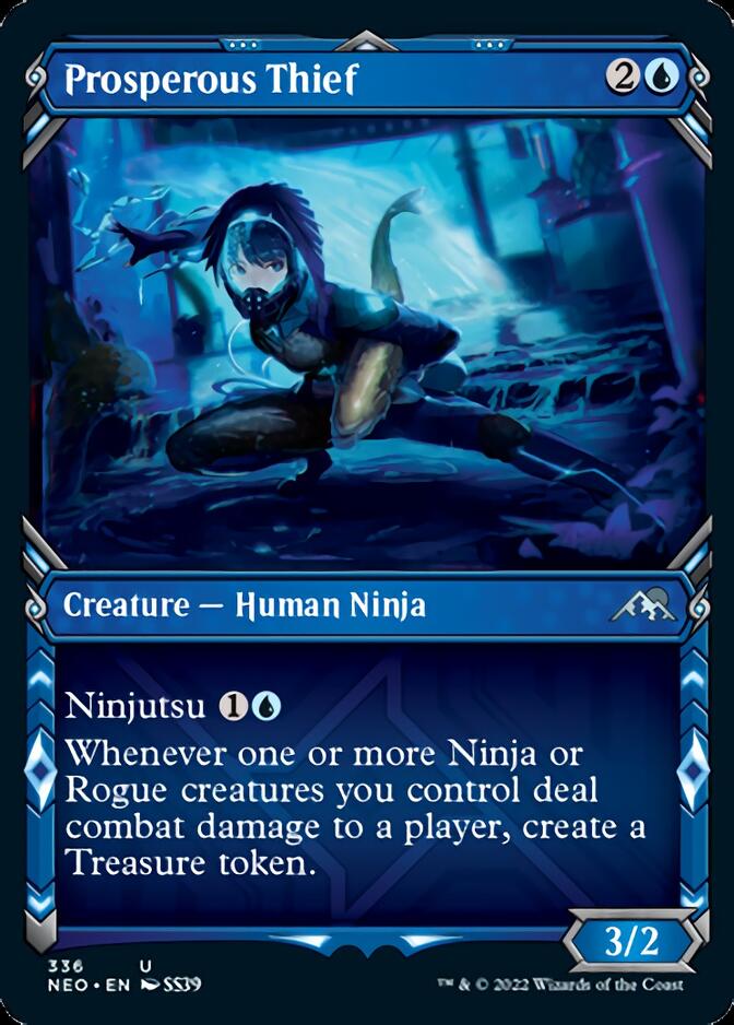 Prosperous Thief (Showcase Ninja) [Kamigawa: Neon Dynasty] - Card Brawlers