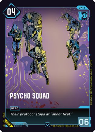 Psycho Squad (B016) - The Heist Beta Starter Deck - Card Brawlers