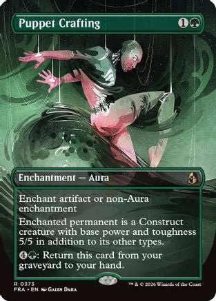 Puppet Crafting (Borderless) (FRA-373) - Reality Fracture Foil - Card Brawlers