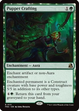 Puppet Crafting (FRA-111) - Reality Fracture Foil - Card Brawlers