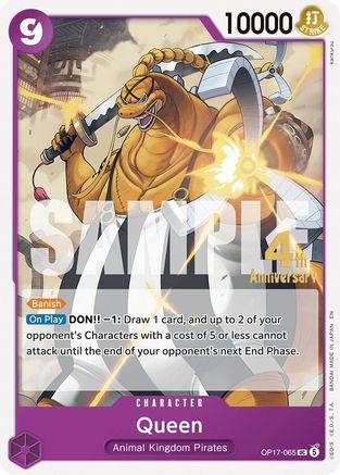 Queen (OP17-065) - The World's Strongest Warriors Release Event Cards - Card Brawlers